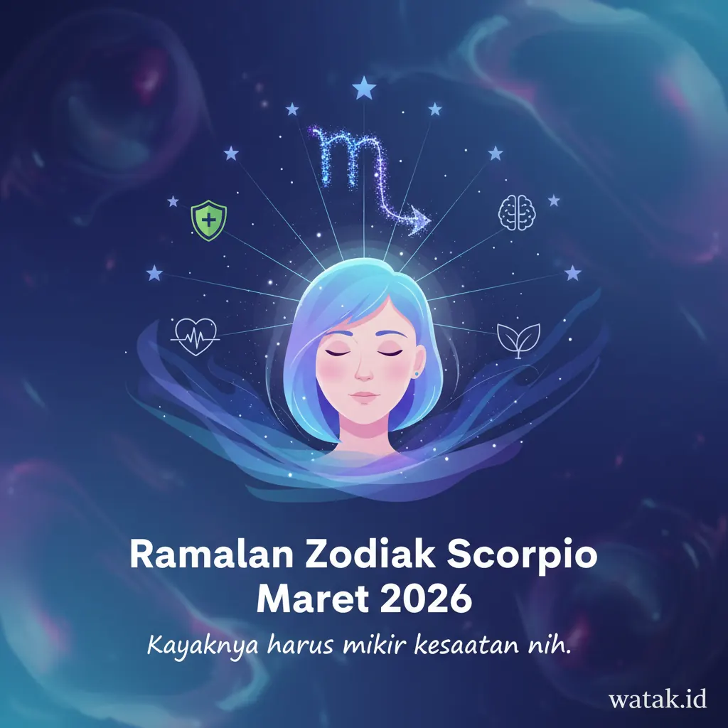 Ramalan Zodiak Scorpio Maret 2026, Kayaknya harus mikir kesehatan nih..