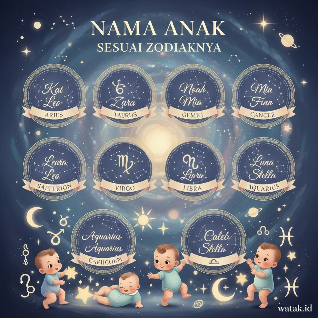 20 Rekomendasi Nama Anak Sesuai Zodiaknya Lengkap